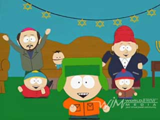 Canci�n de Dreidel de South Park (Espa�ol latino) cantada por Kyle, Cartman, Stan y la mam� y pap� de Kyle.

Tengo un peque�o dreidel que de barro fabriqu�, cuando est� seco y listo, puedo jugar con �l.

Dreidel, dreidel, dreidel que de barro fabriqu�, dreidel, dreidel, dreidel con dreidel jugar�. 