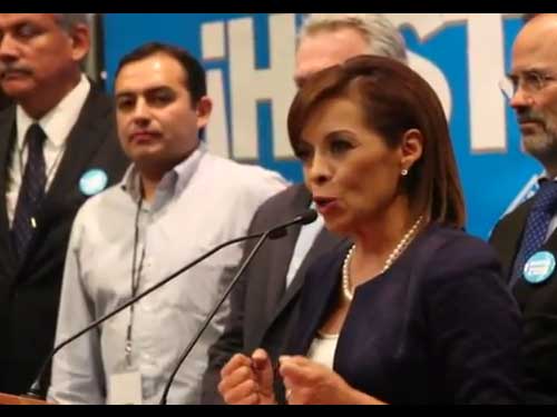Josefina Vzquez Mota asiste al segundo debate de Candidatos a la Presidencia de la Repblica.