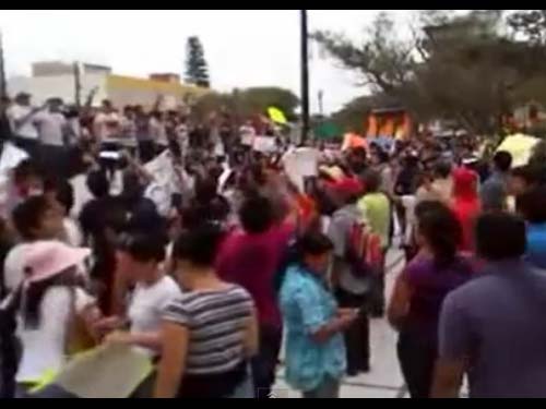 Pea Nieto Rechazado en Coatzacoalcos