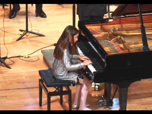 Daniela Liebman - Shostakovich Piano Concerto No. 2 - 1st movement; Allegro. 